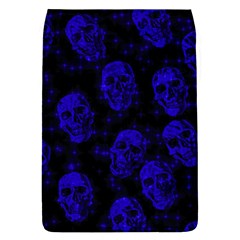 Sparkling Glitter Skulls Blue Flap Covers (l)  by ImpressiveMoments