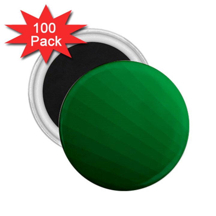 Green Beach Fractal Backdrop Background 2.25  Magnets (100 pack) 