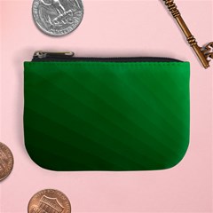 Green Beach Fractal Backdrop Background Mini Coin Purses by Simbadda