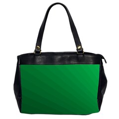 Green Beach Fractal Backdrop Background Office Handbags (2 Sides)  by Simbadda