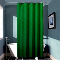 Green Beach Fractal Backdrop Background Shower Curtain 36  X 72  (stall)  by Simbadda