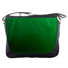 Green Beach Fractal Backdrop Background Messenger Bags by Simbadda