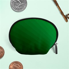 Green Beach Fractal Backdrop Background Accessory Pouches (small)  by Simbadda