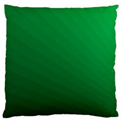 Green Beach Fractal Backdrop Background Large Flano Cushion Case (one Side) by Simbadda