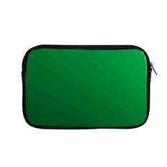 Green Beach Fractal Backdrop Background Apple Macbook Pro 13  Zipper Case by Simbadda