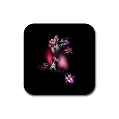 Colour Of Nature Fractal A Nice Fractal Coloured Garden Rubber Square Coaster (4 Pack)  by Simbadda