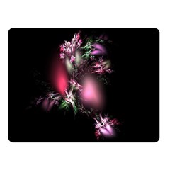 Colour Of Nature Fractal A Nice Fractal Coloured Garden Double Sided Fleece Blanket (small)  by Simbadda