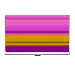 Stripes Colorful Background Colorful Pink Red Purple Green Yellow Striped Wallpaper Business Card Holders Front