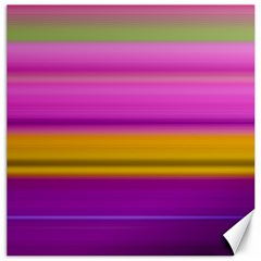 Stripes Colorful Background Colorful Pink Red Purple Green Yellow Striped Wallpaper Canvas 20  X 20   by Simbadda