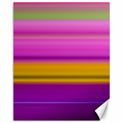 Stripes Colorful Background Colorful Pink Red Purple Green Yellow Striped Wallpaper Canvas 11  X 14   by Simbadda