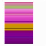 Stripes Colorful Background Colorful Pink Red Purple Green Yellow Striped Wallpaper Large Garden Flag (Two Sides) Front