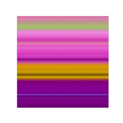 Stripes Colorful Background Colorful Pink Red Purple Green Yellow Striped Wallpaper Small Satin Scarf (square) by Simbadda