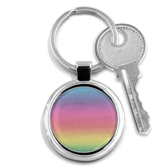 Watercolor Paper Rainbow Colors Key Chains (round)  by Simbadda