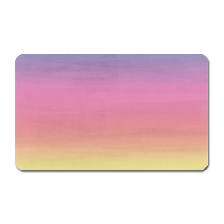 Watercolor Paper Rainbow Colors Magnet (Rectangular)