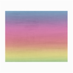 Watercolor Paper Rainbow Colors Small Glasses Cloth (2-side) by Simbadda