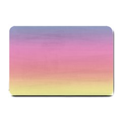 Watercolor Paper Rainbow Colors Small Doormat  by Simbadda