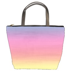 Watercolor Paper Rainbow Colors Bucket Bags by Simbadda