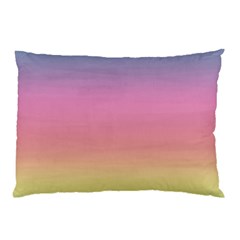 Watercolor Paper Rainbow Colors Pillow Case by Simbadda