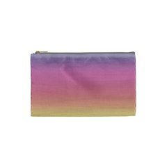 Watercolor Paper Rainbow Colors Cosmetic Bag (small)  by Simbadda