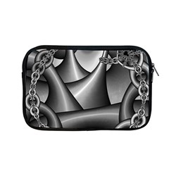 Grey Fractal Background With Chains Apple Macbook Pro 13  Zipper Case by Simbadda