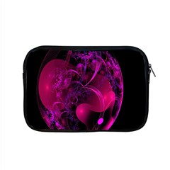 Fractal Using A Script And Coloured In Pink And A Touch Of Blue Apple Macbook Pro 15  Zipper Case by Simbadda