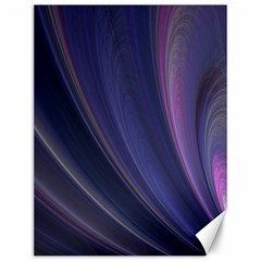 A Pruple Sweeping Fractal Pattern Canvas 12  X 16   by Simbadda