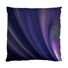 A Pruple Sweeping Fractal Pattern Standard Cushion Case (one Side) by Simbadda