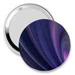 A Pruple Sweeping Fractal Pattern 3  Handbag Mirrors Front