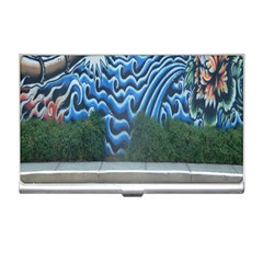 Mural Wall Located Street Georgia Usa Business Card Holders by Simbadda