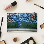 Mural Wall Located Street Georgia Usa Cosmetic Bag (Medium)  Back