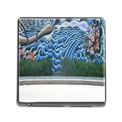 Mural Wall Located Street Georgia Usa Memory Card Reader (square) by Simbadda