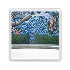 Mural Wall Located Street Georgia Usa Memory Card Reader (square)  by Simbadda