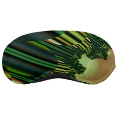 A Feathery Sort Of Green Image Shades Of Green And Cream Fractal Sleeping Masks by Simbadda