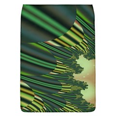 A Feathery Sort Of Green Image Shades Of Green And Cream Fractal Flap Covers (l)  by Simbadda