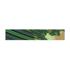 A Feathery Sort Of Green Image Shades Of Green And Cream Fractal Flano Scarf (mini) by Simbadda