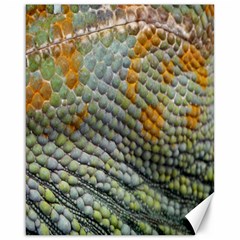 Macro Of Chameleon Skin Texture Background Canvas 16  X 20   by Simbadda