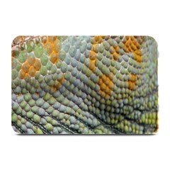 Macro Of Chameleon Skin Texture Background Plate Mats by Simbadda