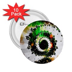 Fractal Universe Computer Graphic 2 25  Buttons (10 Pack)  by Simbadda