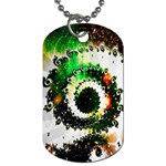 Fractal Universe Computer Graphic Dog Tag (One Side) Front