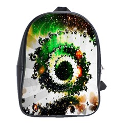 Fractal Universe Computer Graphic School Bags(large)  by Simbadda