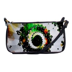 Fractal Universe Computer Graphic Shoulder Clutch Bags by Simbadda