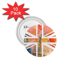 Union Jack Abstract Watercolour Painting 1 75  Buttons (10 Pack) by Simbadda