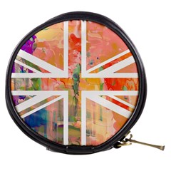 Union Jack Abstract Watercolour Painting Mini Makeup Bags by Simbadda