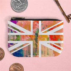 Union Jack Abstract Watercolour Painting Mini Coin Purses by Simbadda