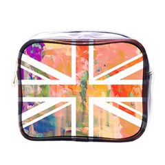 Union Jack Abstract Watercolour Painting Mini Toiletries Bags by Simbadda