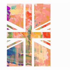 Union Jack Abstract Watercolour Painting Small Garden Flag (two Sides) by Simbadda