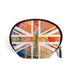 Union Jack Abstract Watercolour Painting Accessory Pouches (small)  by Simbadda