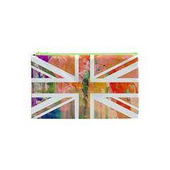 Union Jack Abstract Watercolour Painting Cosmetic Bag (xs) by Simbadda