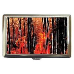 Forest Fire Fractal Background Cigarette Money Cases by Simbadda