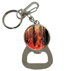 Forest Fire Fractal Background Button Necklaces by Simbadda